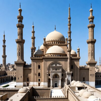 Al Azhar Mosque with Minarets