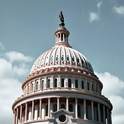 US Capitol Dome with Statue