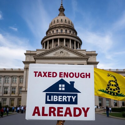 Protest sign at capitol building