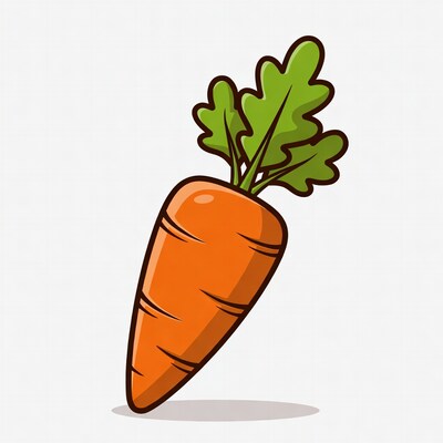 Cartoon Carrot Illustration