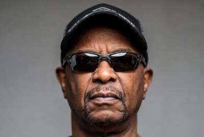 African American man wearing sunglasses