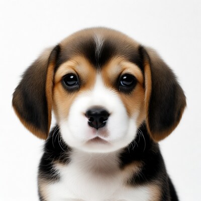 Cute Beagle Puppy Close Up