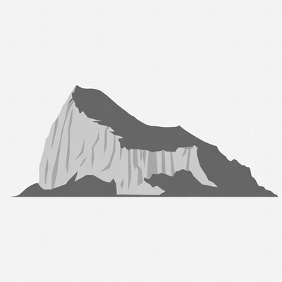 Mountain silhouette illustration