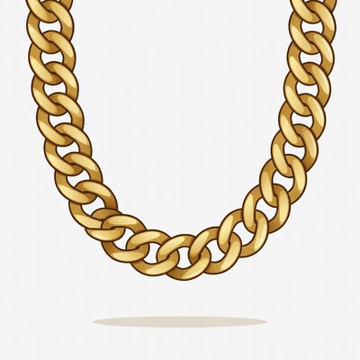 Gold chain necklace