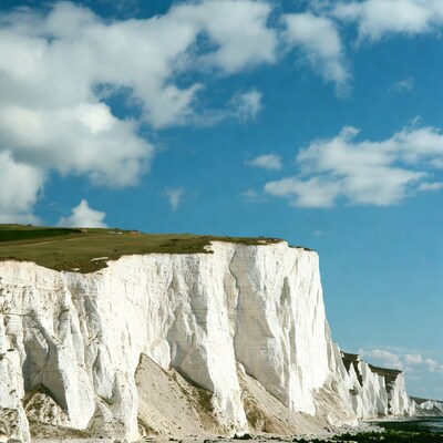 White cliffs by the sea