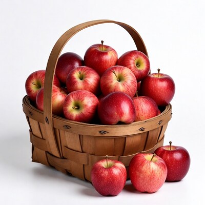 Basket of red apples