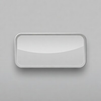 Blank glass button