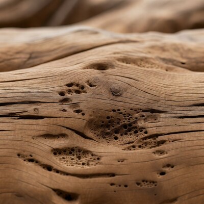 Close up of weathered wood texture