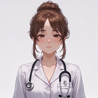 Female doctor with stethoscope