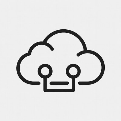 Cloud with face icon