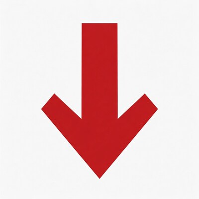 Red arrow pointing down
