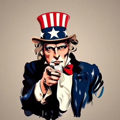 Uncle Sam pointing forward