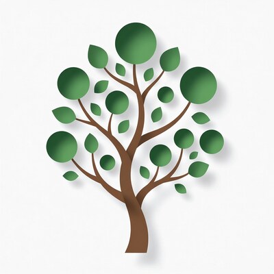 Green tree illustration