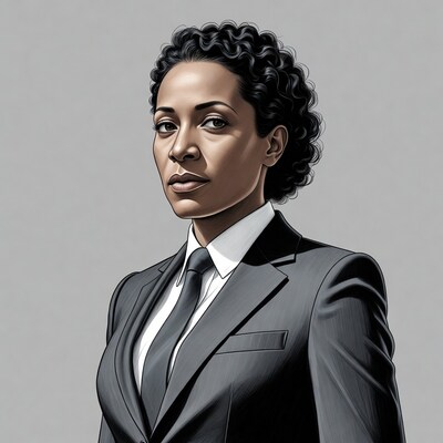 African American woman in business suit