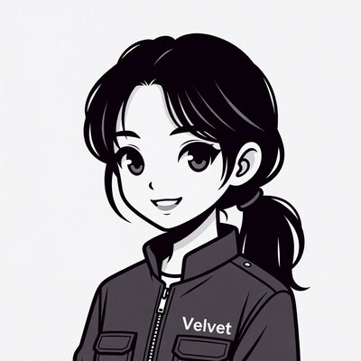 Anime girl in bomber jacket