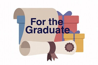 Graduation diploma and gift boxes
