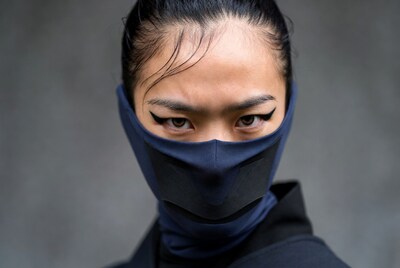 Asian woman wearing face mask