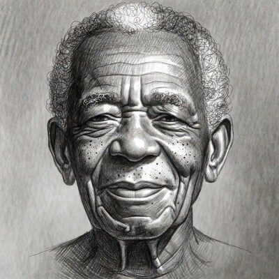 Nelson Mandela Portrait