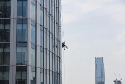 Window Cleaner on Skyscraper
