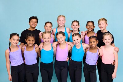 Diverse Kids Ballet Class Group