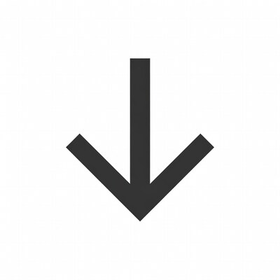 Black Down Arrow