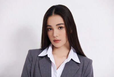 Asian woman in business suit