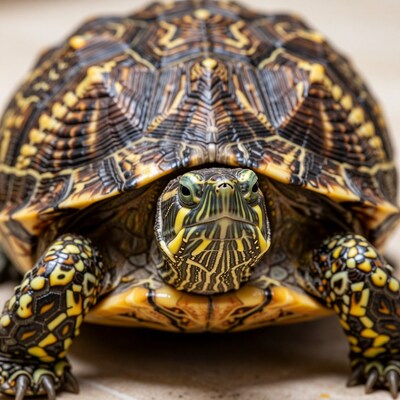 Close Up Turtle Shell Pattern