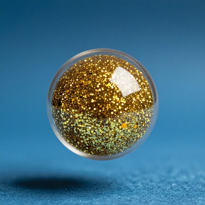 Gold Glitter Sphere Ball