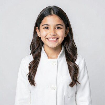 Smiling Latina Girl Portrait