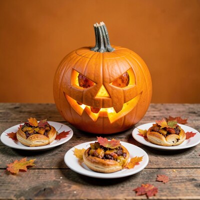 Jack O Lantern with Pastries