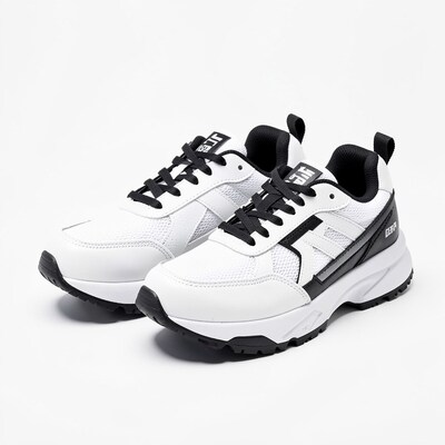White Black Chunky Sneakers