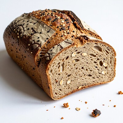 Sliced Seeded Bread Loaf