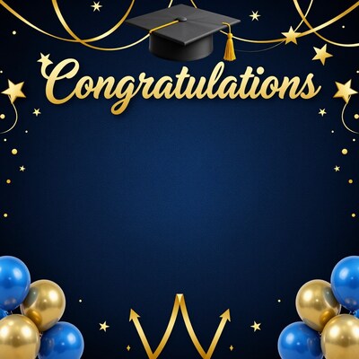 Graduation Congratulations Cap Balloons