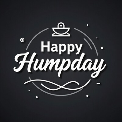 Happy Humpday Camel Illustration
