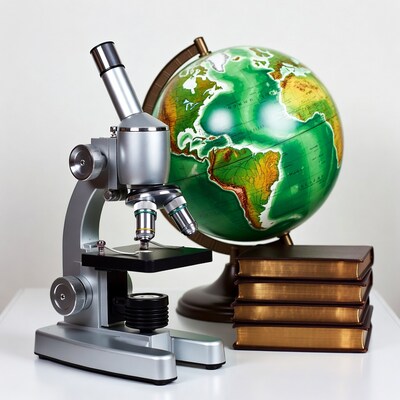 Microscope Globe Books