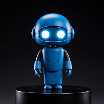 Blue Robot Toy