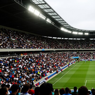 Crowded Soccer Stadium