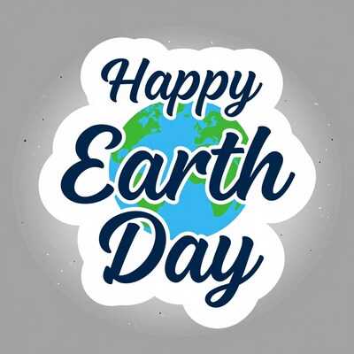 Happy Earth Day Sticker