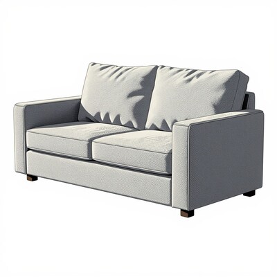 Light Gray Loveseat Sofa