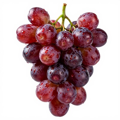 Red Grapes Bunch
