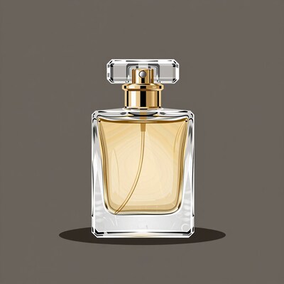 Perfume Bottle Illustration
