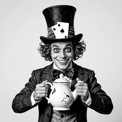 Mad Hatter with Teapot