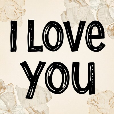 I Love You Text