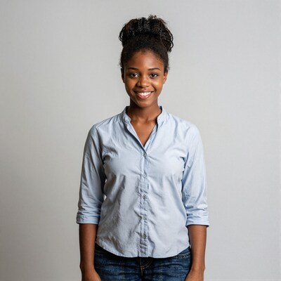 Smiling Black Woman Portrait