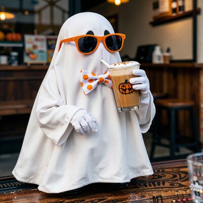 Ghost in Coffee Shop