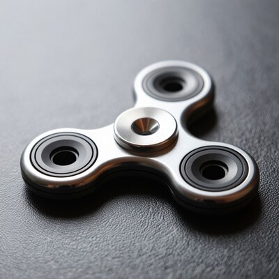 Silver Fidget Spinner