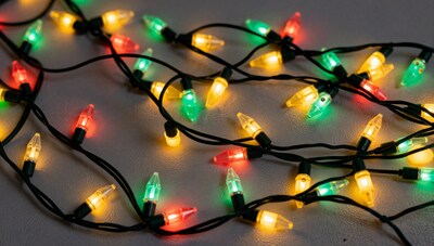 Colorful Christmas String Lights