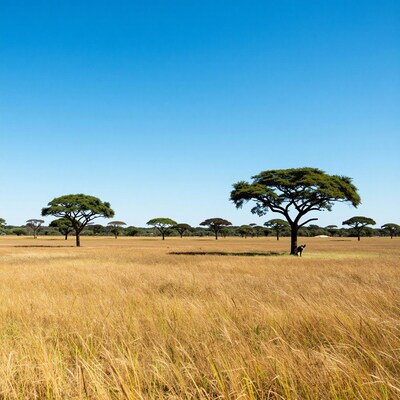 African Savannah Landscape