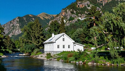 White House by Mountain River