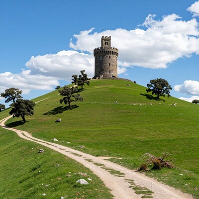 Broadway Tower on Green Hill